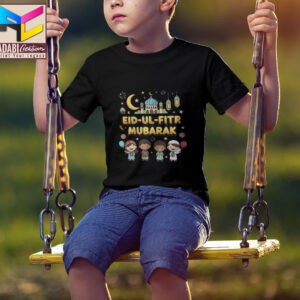 Kids Eid Mubarak T-Shirt - Design # 01