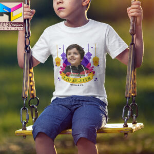 Customized Kids Eid Mubarak T-Shirt - Design # 02