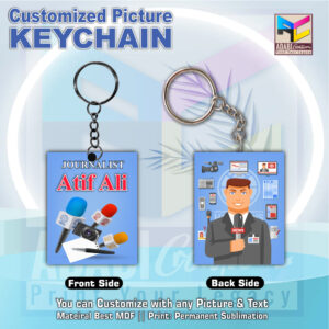 Customized Picture & Logo Keychain - Design # 08