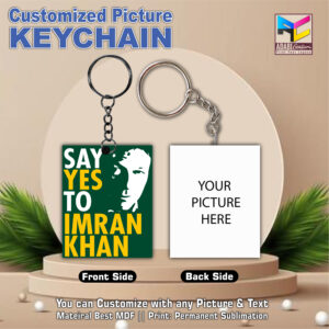 Imran Khan & Your Picture Keychain - Design # 04