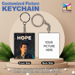 Imran Khan & Your Picture Keychain - Design # 05