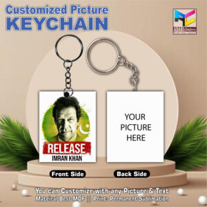 Imran Khan & Your Picture Keychain - Design # 07