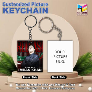 Imran Khan & Your Picture Keychain - Design # 10