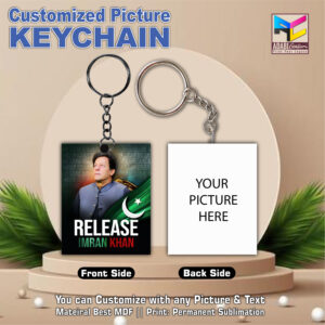 Imran Khan & Your Picture Keychain - Design # 03