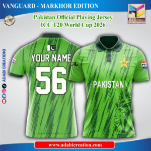 Kids - Official Pakistan T20 World Cup 2026 Jersey – Vanguard Markhor Edition