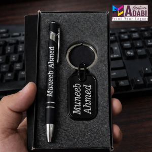 Customized Name Metal Pen & Keychain Set