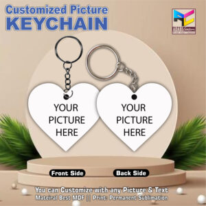 Customized Picture & Logo Keychain - Design # 03