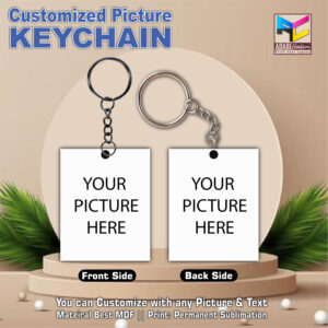Customized Picture & Logo Keychain - Design # 01