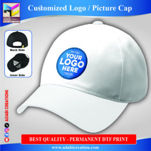 Customized Logo & Picture Name - White