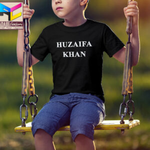 Kids Customized Name T-Shirt - White Text