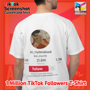Customized TikTok Style Profile T-Shirt